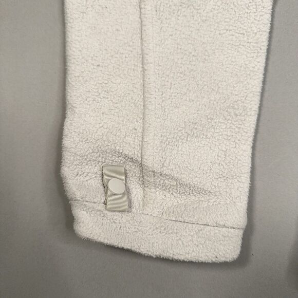 The North Face Jacket Women's Small White Gray Fleece Full Zip Polartec - Picture 7 of 12